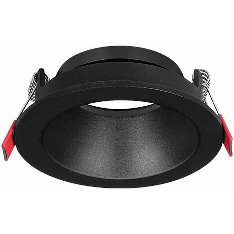 Support de spot Beta B rond noir/noir MR16 GU10/GU5.3