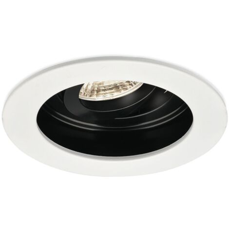 Support de spot Beta R3 rond blanc/noir MR16 GU10/GU5.3