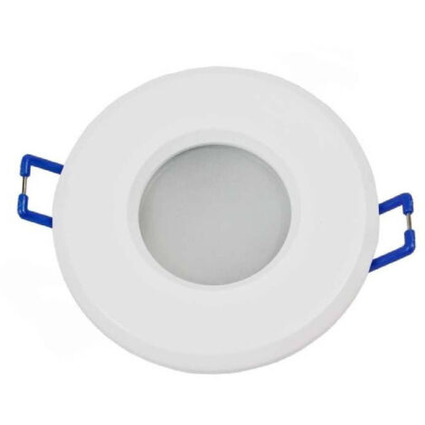 Support De Spot De Douche Encastré étanche Ip44 Gu10 Lights P4       Blanc