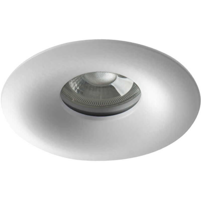 Spot Encastrable Plafond - IP65 - Salle de Bain - Aluminium Blanc - Ø99mm Spot Encastrable Plafond - IP65 - Salle de Bain - Aluminium Blanc - Ø99mm