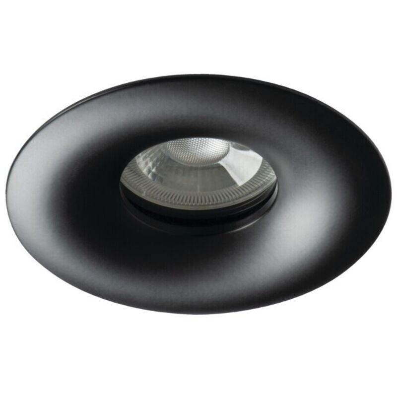 Kanlux - Spot Encastrable Plafond IP65 – Aluminium Noir – Salle de Bain – Ø99mm Kanlux - Spot Encastrable Plafond IP65 – Aluminium Noir – Salle de Bain – Ø99mm