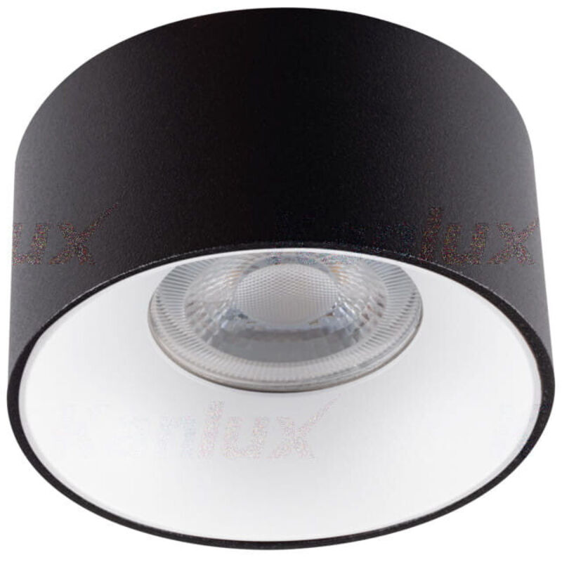 Plafonnier encastré mini riti – Aluminium – GU10 – Noir/Blanc – Ø85mm Plafonnier encastré mini riti – Aluminium – GU10 – Noir/Blanc – Ø85mm