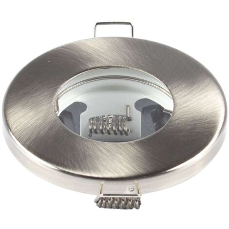 LECLUBLED GU10 - Rond - Aluminium brossé