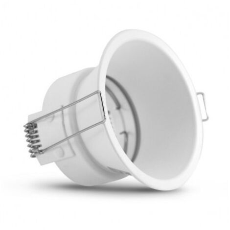 Support de spot Orientable Basse Luminance Ø82mm Miidex Lighting®  blanc