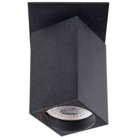 Support de spot orientable encastrable perçage 70mm Noir