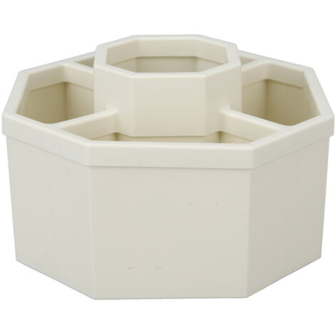 Support de stylo rotatif 360° pour bureau, rangement fournitures de bureau et artistiques, organisateur de maquillage.