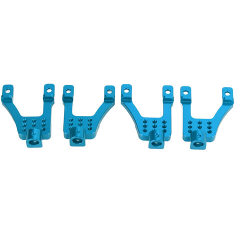 Support de Suspension Bleu 4 Pièces pour Modèles RC MN86, Amélioration et Pièces Détachées Véhicules Télécommandés