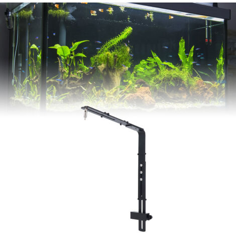 Support de Suspension en Aluminium pour Aquarium - Accessoires de Support de Lampe Noirs-AUTRES