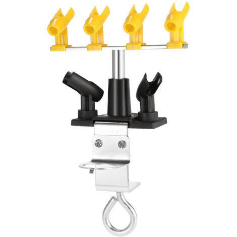 Support de table KKmoom professionnel à pince pour aérographe, pouvant accueillir 6 pistolets de pulvérisation, pivotant à 360°