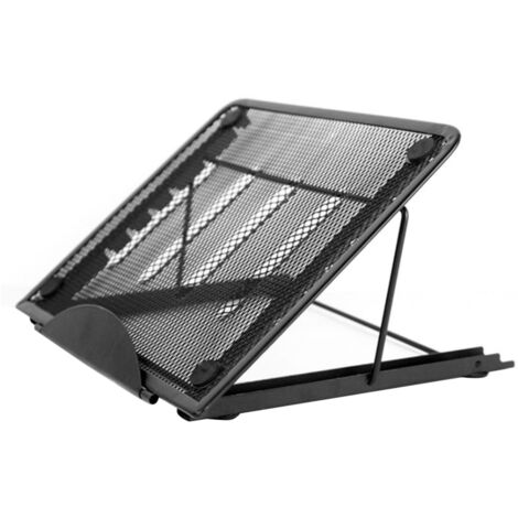 Support de table multifonctionnel en métal pliable pour peinture diamant, rehausseur d'ordinateur portable réglable sur 6 niveaux, portable et ventilé.