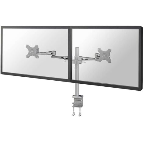 Support de table pour écran Neomounts FPMA-D935D 25,4 cm (10") - 68,6 cm (27") réglable en hauteur, inclinable, mobile, rotatif argent X93091