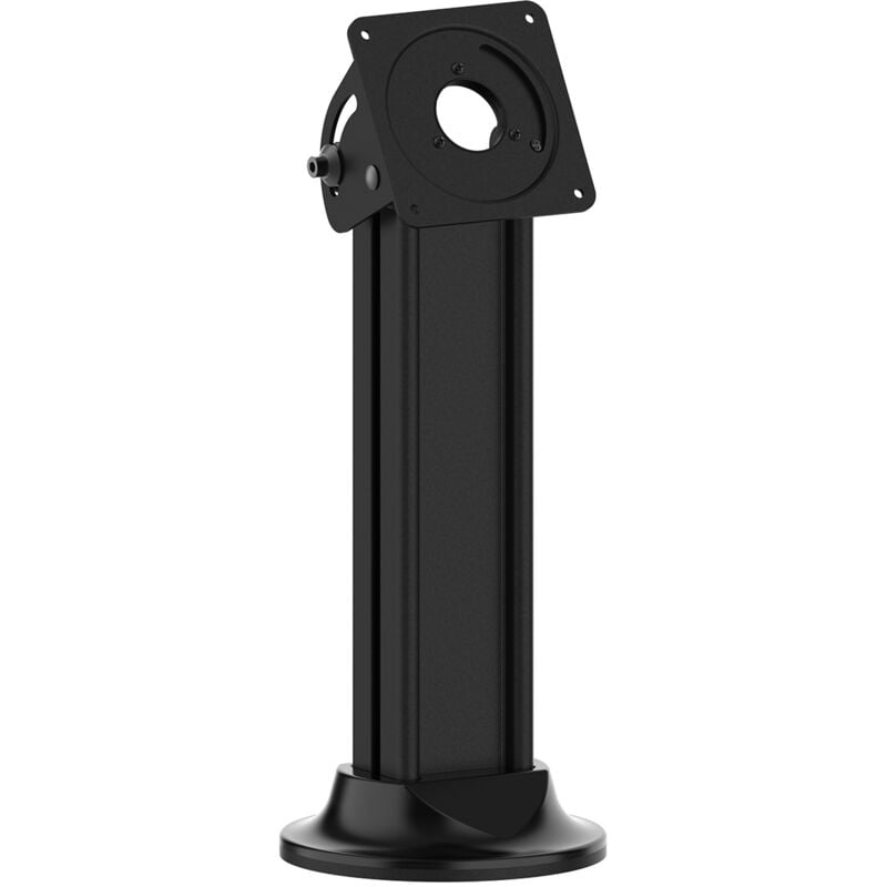 Kimex - Support de table pour tablette, à visser, 30 cm, Noir