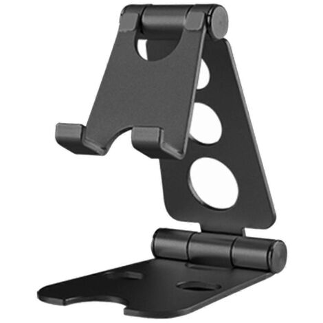 Support de tablette pliable et réglable, support de bureau portable noir--