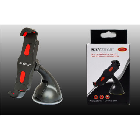 Support De Tablette Pour Voiture 7"-10" Pour Navigateur Extensible 120-175 Mm Maxtech Pt-c011