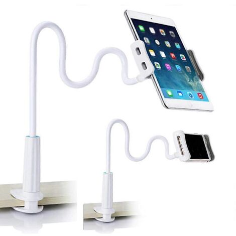Support de tablette Schwanenhals, porte-tablette : bras flexible et réglable pour lit