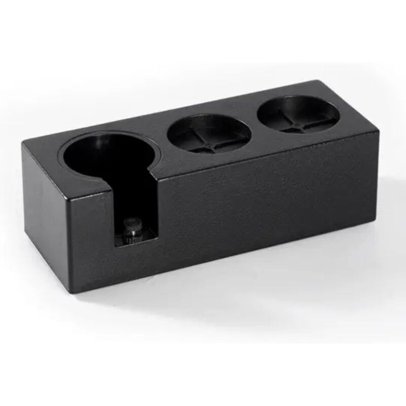 Support de Tapis de Bourrage de Café Support de Porte-Filtre 51mm 54mm 58mm Station de Bourrage D'espresso 3 Trous pour Cuisine Bar Restaurant