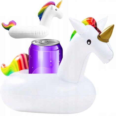 Support de tasse licorne gonflable flottant TG48117