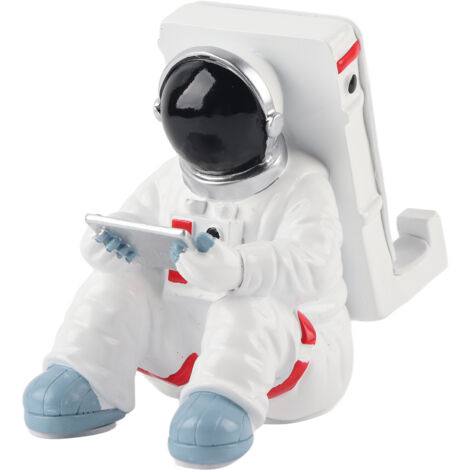 Support de Téléphone Astronaute en Résine Multifonction - Statuette de Bureau