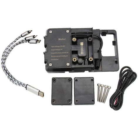 Support de téléphone avec chargeur USB intégré et navigation pour R1200GS--