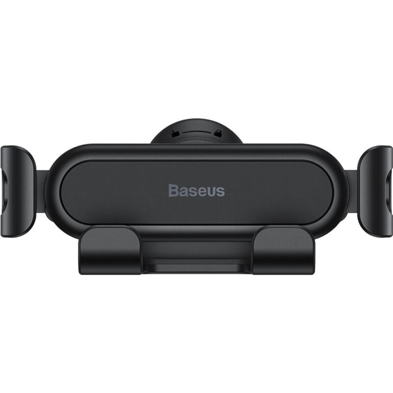 Support de téléphone de voiture par gravité pour grille d'aération, noir
