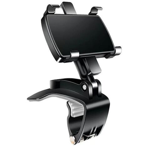 Support de téléphone de voiture rotatif à 360 degrés pour tableau de bord - Support universel pour GPS et smartphones de 4 à 7 pouces
