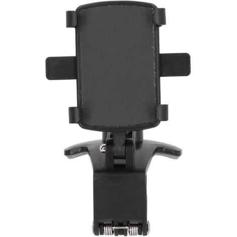 Support de téléphone de voiture universel rotatif à 360° pour tableau de bord, pare-soleil et fixation GPS.