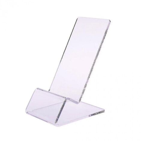 Support de téléphone en acrylique transparent, mini présentoir portable pour téléphone portable