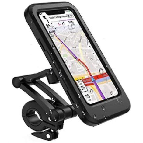 Support de téléphone étanche pour vélo, rotation à 360°, moto