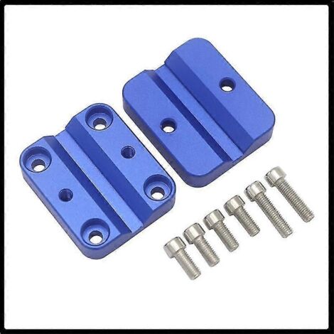 Support de téléphone/GPS noir pour moto BMW R1200GS LC Adv R1250GS S1000XR CRF1000L (12 mm/16 mm, bleu)