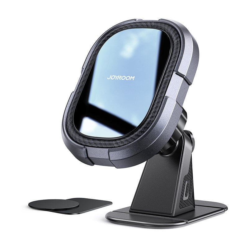 Support de téléphone magnétique sur le tableau de bord, gris