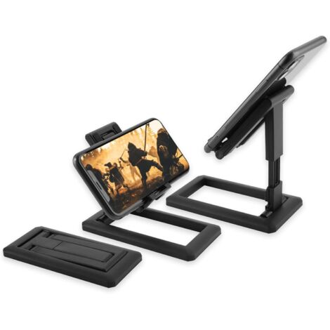 Support de téléphone pliable pour bureau, angle réglable en hauteur, support de téléphone portable pour bureau