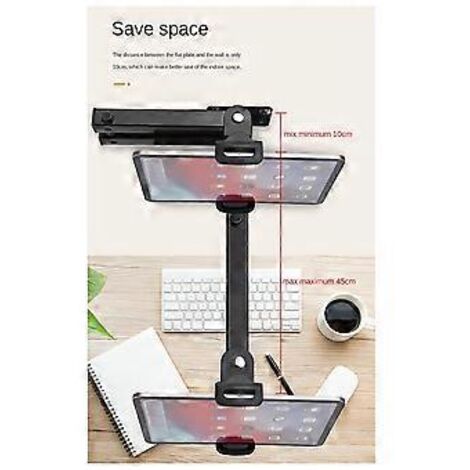 Support de téléphone portable extensible et réglable à bras long pour téléphones de 4 à 13 pouces