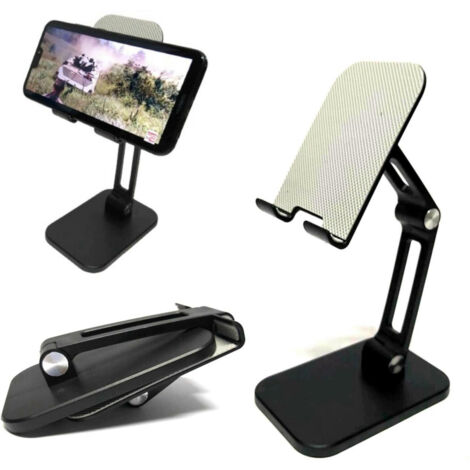 Support De Téléphone Portable Pliable De Table Réglage Flexible Multi-angle Q-c39