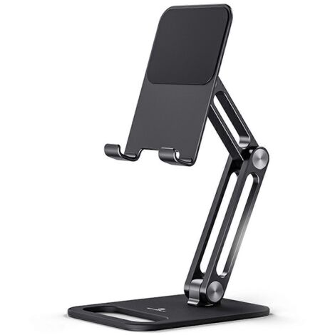 Support de téléphone portable pour bureau, support pliable et flexible à angle réglable