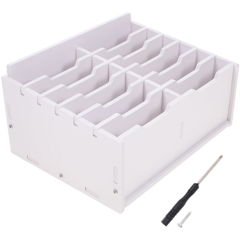 Support de téléphone portable pour salle de classe, organiseur de rangement de bureau, boîte de rangement pour téléphone à 12 compartiments