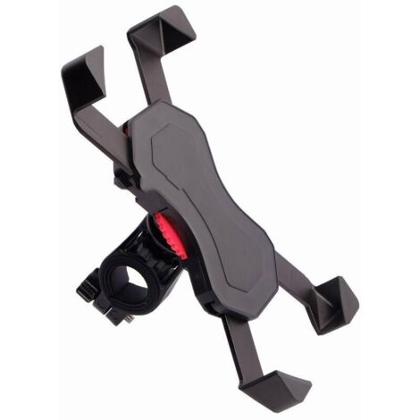 Support De Téléphone Pour Vélo - Support Universel Flexible En Silicone, étanche, Noir
