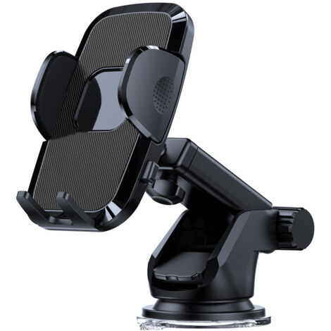 Support de téléphone portable pour voiture [Super ventouse] Support universel pour téléphone portable pour voiture, rotation à 360° pour smartphone