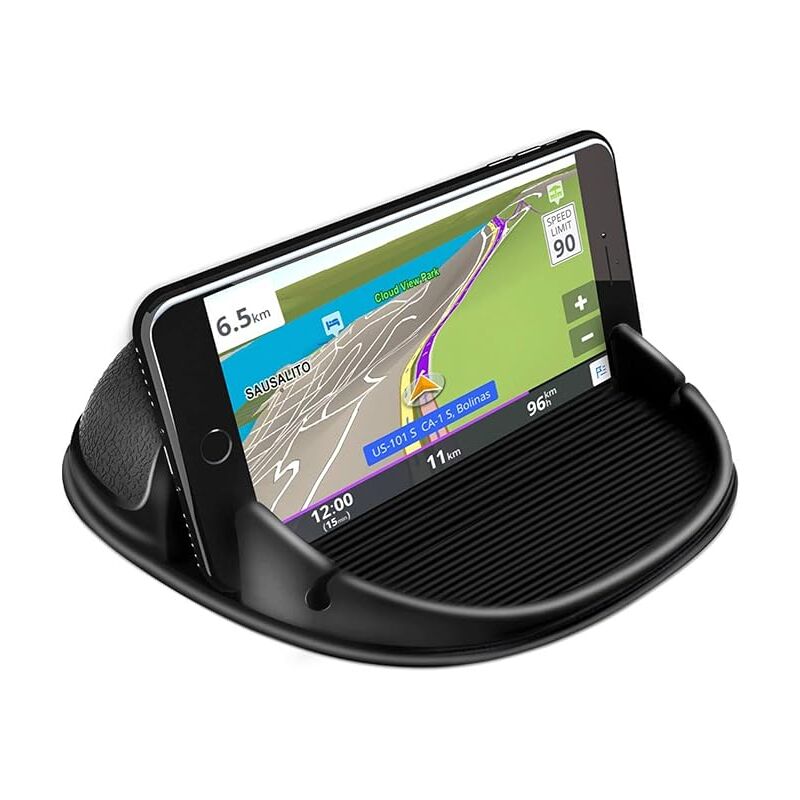 Linghhang - Support de téléphone Portable pour Voiture, Support de téléphone Portable pour appareils de Tableau de Bord antidérapants compatibles
