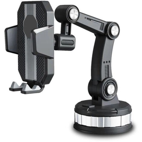 Support de téléphone portable rotatif à super adsorption pour voiture, pour lucarne, tableau de bord, pare-brise, clip mains libres