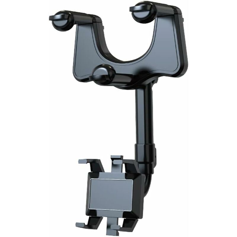 Support de Téléphone Portable Rotatif et Rétractable,Support de Téléphone pour Rétroviseur, Support de téléphone de Voiture Rotatif et rétractable,