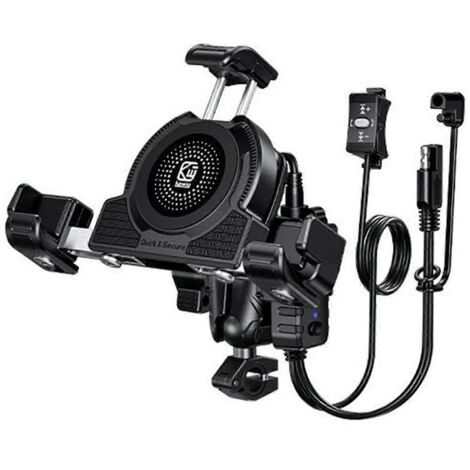 Support de téléphone pour moto, fixation pour téléphone portable, tige de rétroviseur -