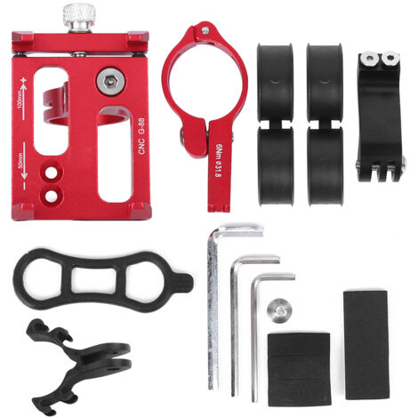 Support de téléphone pour vélo de montagne G88 avec lampe torche et support de navigation moto