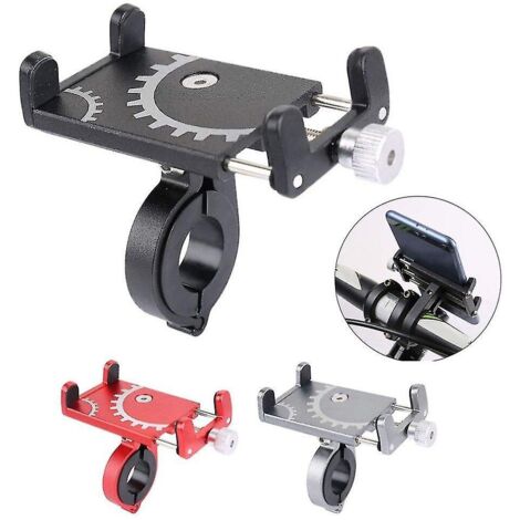 Support de téléphone pour vélo rouge