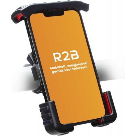 Support de téléphone pour vélo, support de téléphone pour moto, [installation en 5 secondes] Support universel pour guidon compatible avec tous les smartphones de 4,7" à 7"