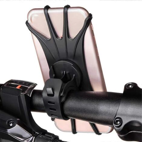 Support de téléphone pour vélo, support en silicone pour véhicule électrique ---