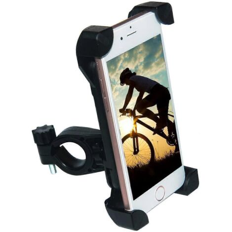 Support de téléphone pour vélo Tryone, support universel pour guidon de vélo compatible avec les smartphones Apple iPhone et Android (épaisseur maximale : 1,27 cm).
