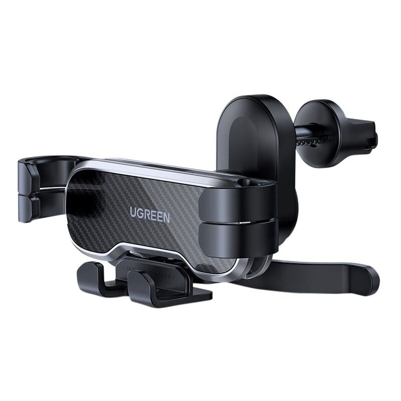 Support de téléphone pour voiture par gravité, noir