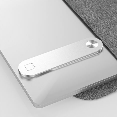 Support de téléphone réglable Clip de montage latéral pour ordinateur portable Support de support magnétique portable
