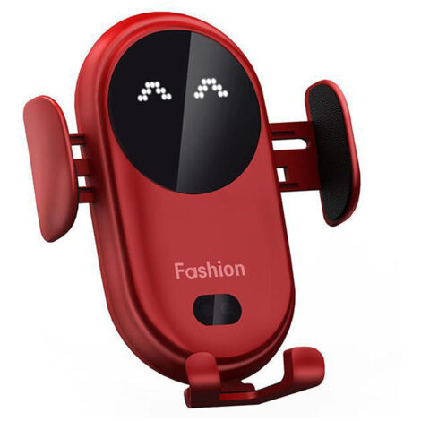Support de téléphone sans fil pour voiture Benboar Cute Kharly avec chargeur 10W, capteur intelligent et fixation automatique pour grille d'aération, compatible avec iPhone, Samsung et autres smartpho