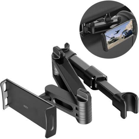 Support de téléphone/tablette pour appui-tête de voiture à 360°